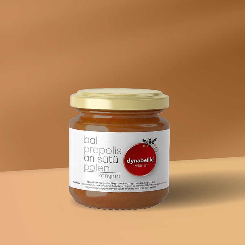 Dynabeille Dörtlü Karışım Çam Balı, Propolis, Arı Sütü, Polen Karışımı