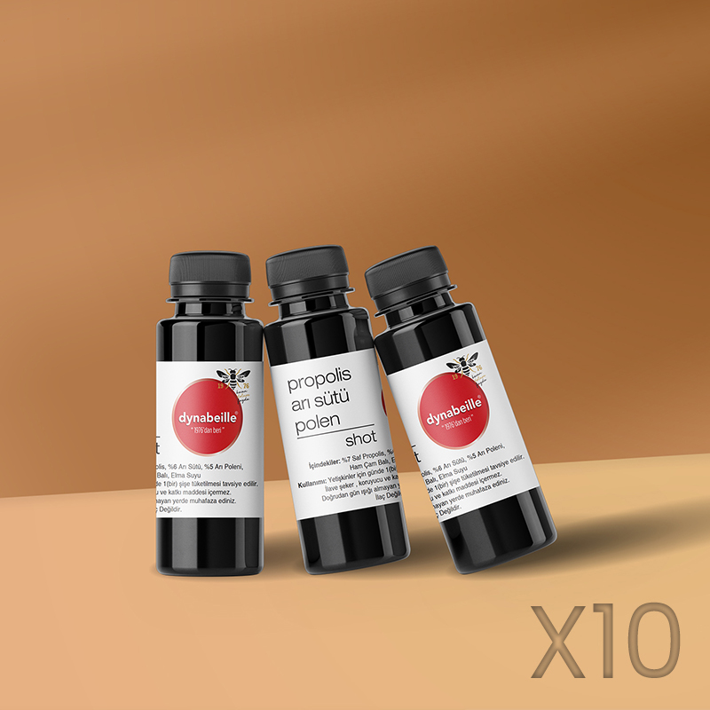 propolis arı sütü polen shot
